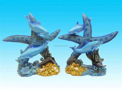 Polyresin Dolphin Figurine Resin Dolphin Craft Kns6985 China