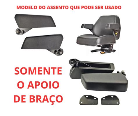 Jogo Apoio De Bra O Banco Trator Massey Valtra New Holland Tcm