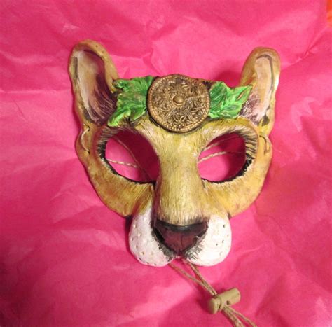 Sekhmet Goddess Mask Fantasy Lioness Costume Mask Neko Etsy