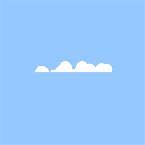 Cloud Pixel Art 