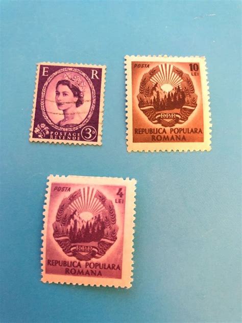 Romania Stamps Lot Of 3 Stamp Postage Stamps Romania