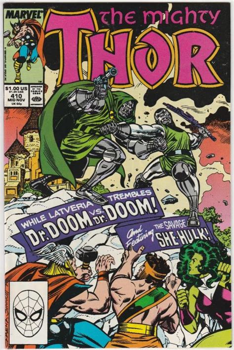 5 The Mighty Thor Marvel Comic Books 410 429 476 478 482 Doctor Doom