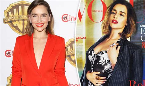 Game Of Thrones Star Emilia Clarke Poses For Vogue In Sexy Minidress