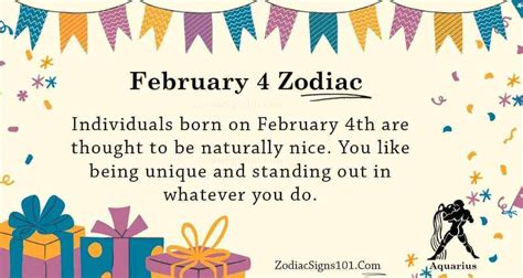 February 4 Zodiac Is Aquarius Birthdays And Horoscope Zodiacsigns101