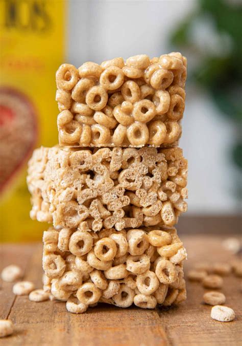 Easy Cheerios Cereal Bars Recipe 3 Ingredients Dinner Then Dessert