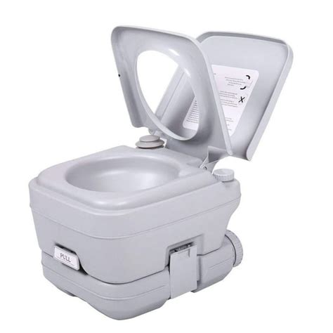 Ktaxon 28 Gallons Portable Outdoor Camping Toilet 10l Leak Proof