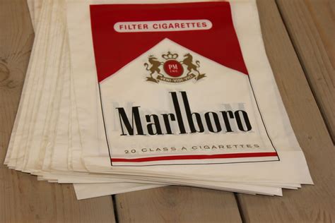 Vintage Marlboro Red Cigarettes Tobacco Plastic Hand Bags Or Etsy
