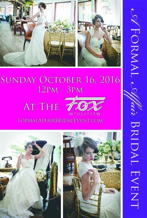 Wedding Wednesday A Formal Affair Bridal Event Fairy Godmother Events Inc