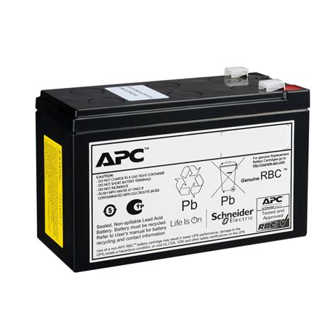 Apcrbcv204 Apc Replacement Battery Cartridge Vrla 9ah 48v Dc 2 Year Warranty Schneider