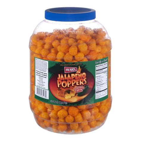 Herrs Jalapeno Poppers Flavored Cheese Balls 275 Oz Instacart