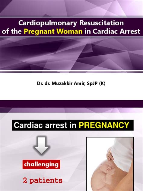 Cpr Pregnant Woman In Cardiac Arrest Pdf