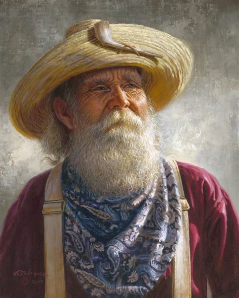 Cowboy Portrait Paintings