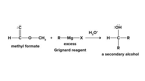 Write Reaction Between Ester Of Formic Acid And Grignard Reagent