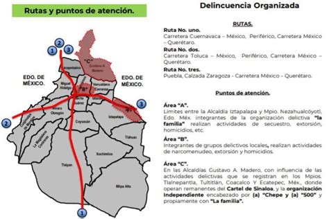 Así Se Ve El Mapa Del Narco En La Ciudad De México