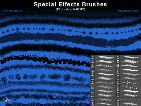 Special Effects Texture Photoshop Brushes By Redheadstock Photoshop