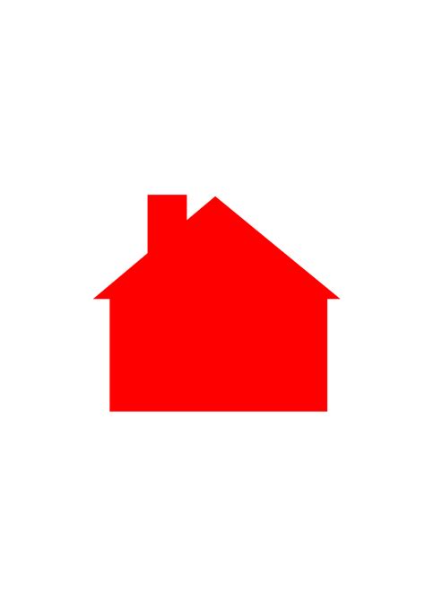 Red House 3 Clip Art At Vector Clip Art Online Royalty