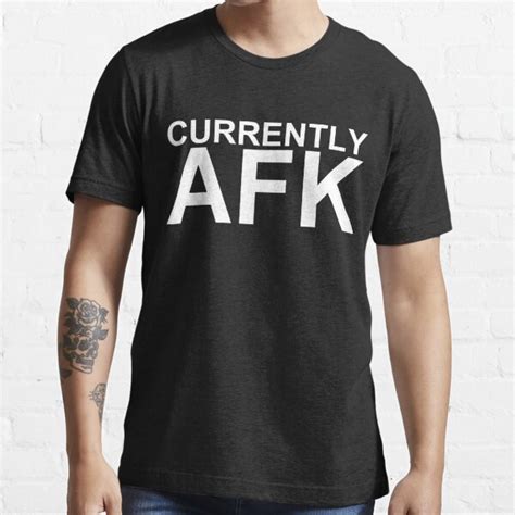 Currently Afk Reversed Colours T Shirt For Sale By Niteowl Redbubble Gaming T Shirts
