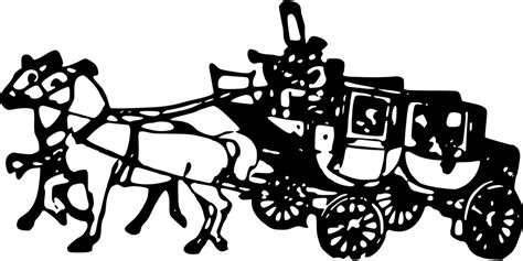Download Stagecoach Coach Horses Royalty Free Vector Graphic Pixabay