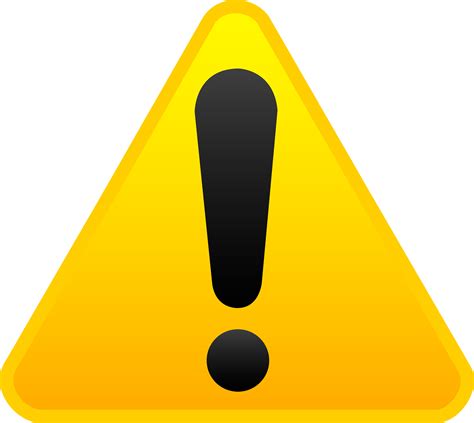 Caution Vector Icon Clipart Best