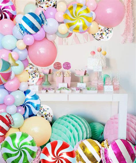 Candy Balloon Garland And Arch Kit Candyland Party Etsy