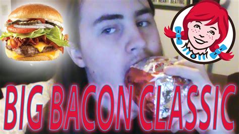 Trying Wendys New Big Bacon Classic For The First Time Youtube