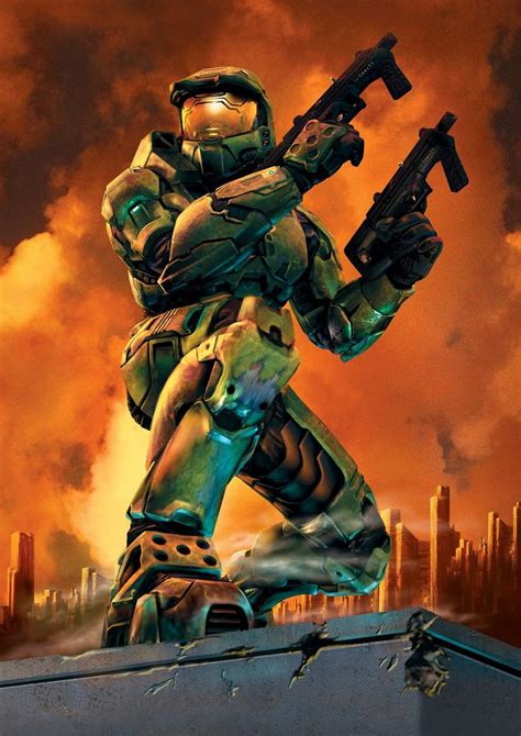 Halo 2 Poster Halo Poster Halo Master Chief Halo Combat Evolved