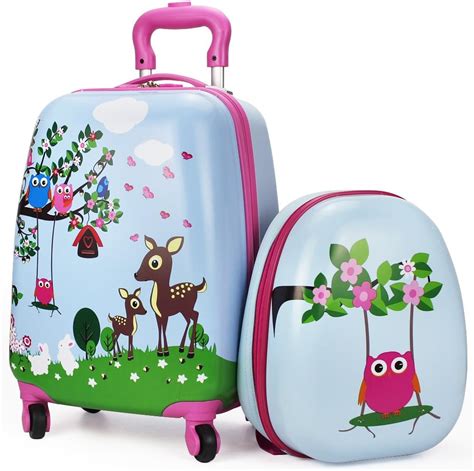 Luggage Set Lightweight Suitcase Hard Shell Backpack School Bag
