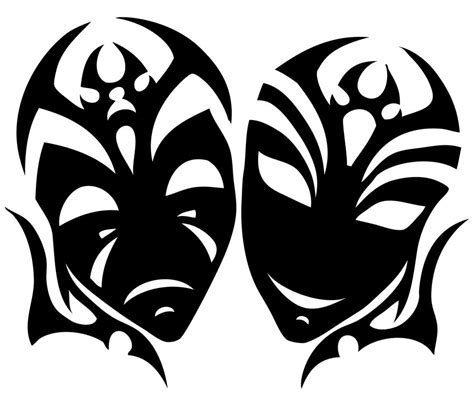 Free Comedy And Tragedy Masks Png Download Free Comedy And Tragedy