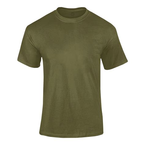 T Shirt Plain Olive Green Half Sleeve At Rs Long Sleeve T