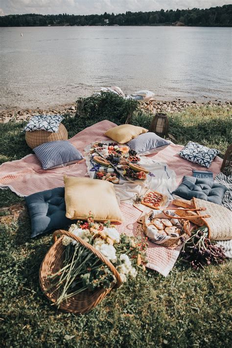 bring the indoors outside with a picnic at the lake — teaselwood design picnic picnic