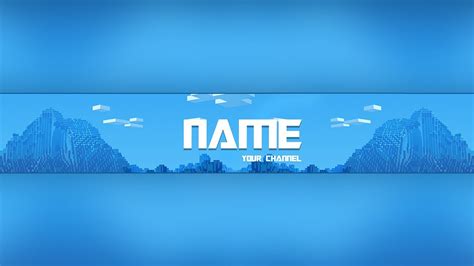 Youtube Banner Template Cute