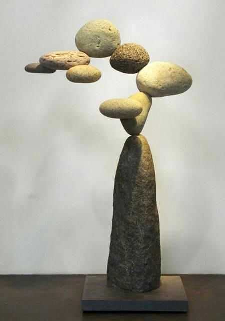 Floating Stones Sculptures By Davy Rock Sculptures Rock Sculpture