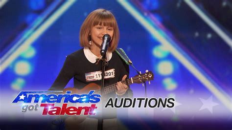 Courtney said getting the golden buzzer was more than she could have dreamed. Grace VanderWaal: 12-Year-Old Ukulele Player Gets Golden ...