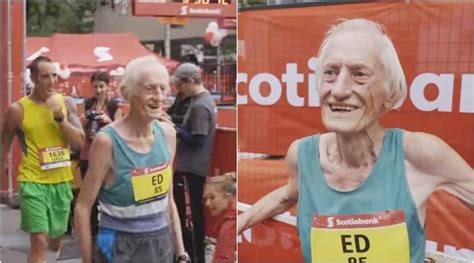 Watch This Inspiring 85 Year Old Runs A Marathon And Shatters World Record In Toronto