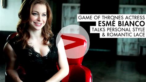 Esme bianco plays ros in game of thrones. Esme Bianco from Game of Thrones | Fashion Interview - YouTube