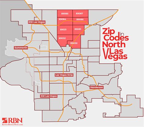 Zip Codes In North Las Vegas NV North Las Vegas Zip Code Map