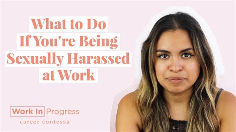 What To Do If Youre Being Sexually Harassed At Work How To Deal With