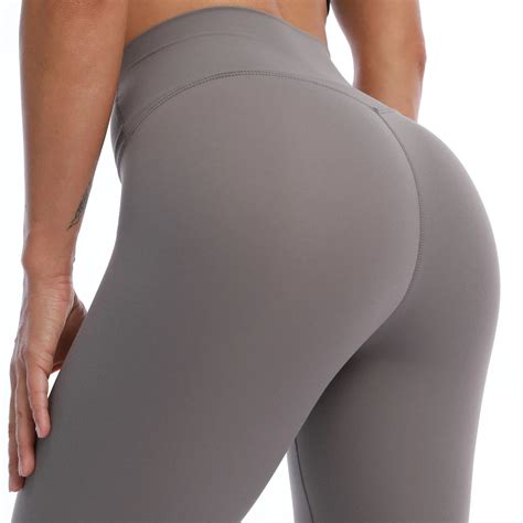 Nepoagym 28 Inch Inseam Rhythm Women Workout Leggings Full Length No Front Seam Buttery Soft