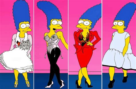 Monichic Marge Simpson In The Most Iconic Outfits