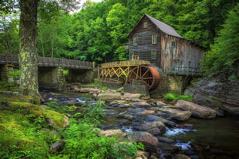 Glade Creek Grist Mill Photograph By Shelia Hunt Pixels