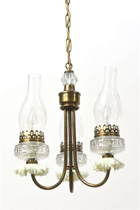 We also offer various reproduction chandeliers and other antique lighting. Three Light Vintage Oil style Chandelier - Appleton ...