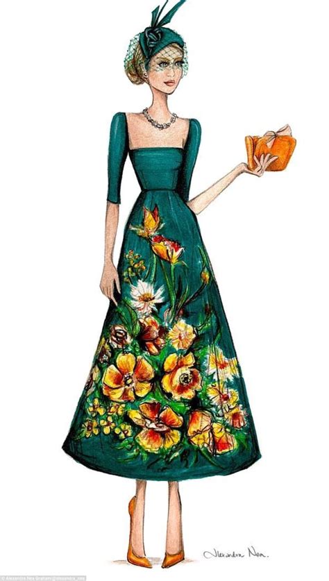 It's certainly a statement dress, and spencer isn't the only celeb to. Australian artist sketches Harry and Meghan and the Royal ...