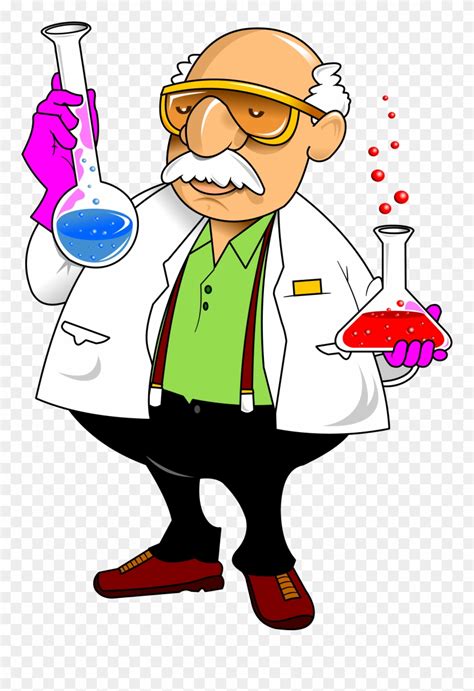 Laboratory Cartoon Science Experiment Transprent Png Chemistry