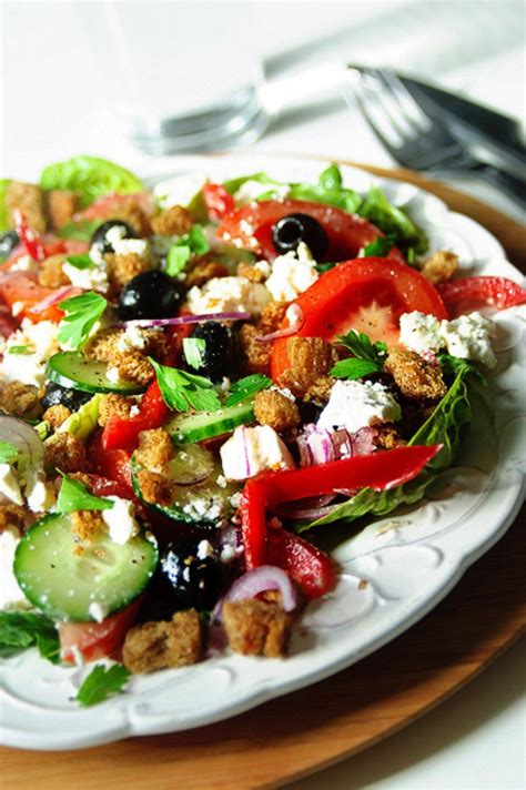 Griekse Salade Met Feta Recepten Njam