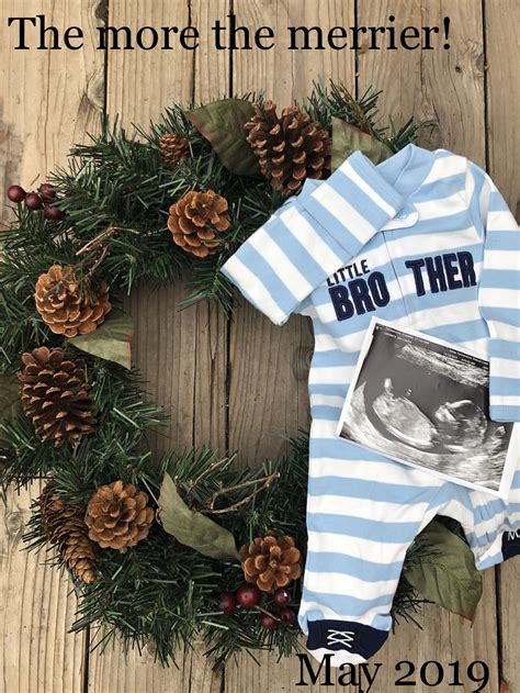 Holiday baby announcement idea. | Holiday baby announcement, Holiday baby, Holiday