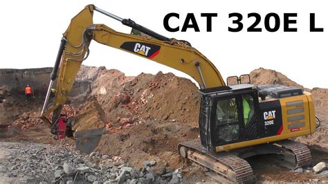 Caterpillar cat 320f l hydraulic excavator 1:64 diecast masters 5 inch 85606. CAT 320E L excavator in action - Caterpillar Bagger in ...