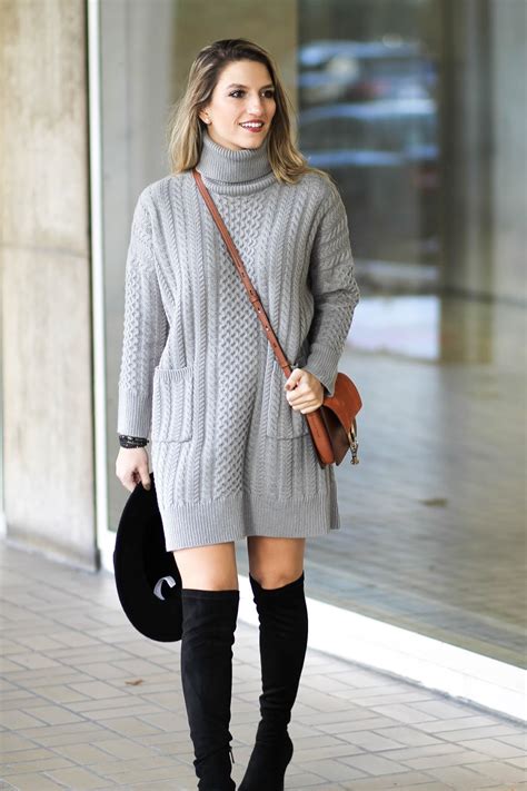 Grey Sweater Dress Cass Dimicco