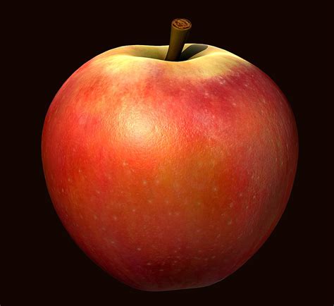 Apple With Texture Cg Cookie Learn Blender Online Tutorials And
