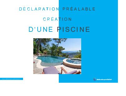 Declaration Travaux Modele Notice Explicative Piscine