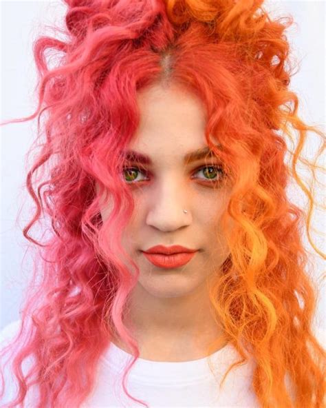 Top 20 Orange Hair Color Ideas Neon Burnt Red Blonde